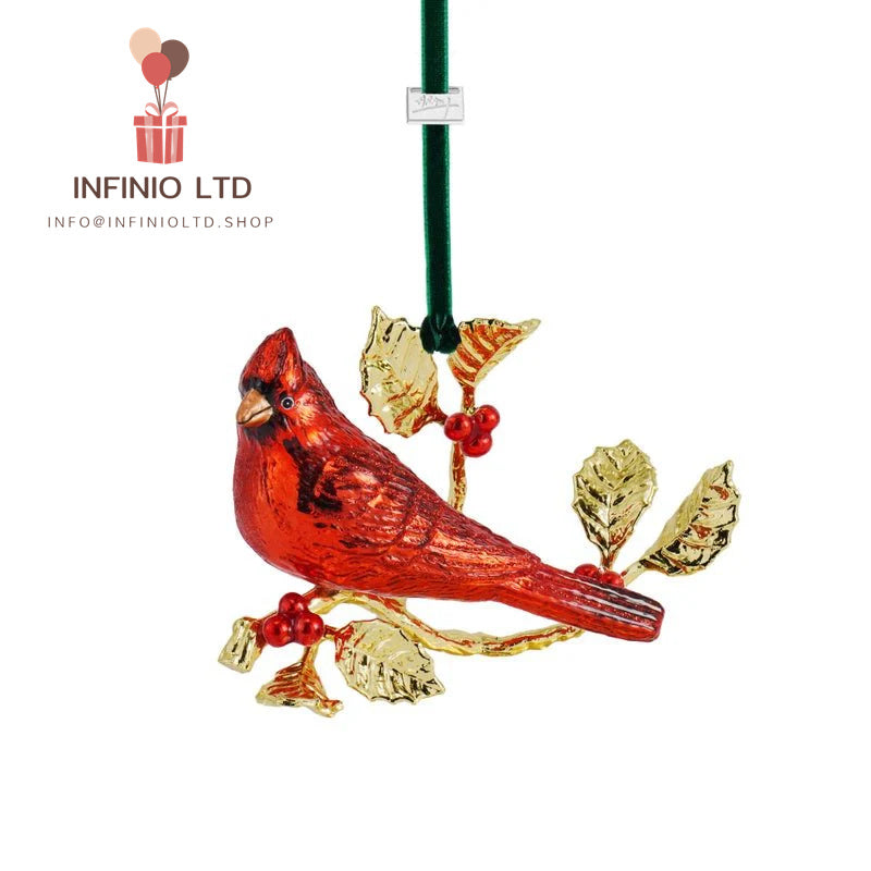 Cardinal Glass Ornament