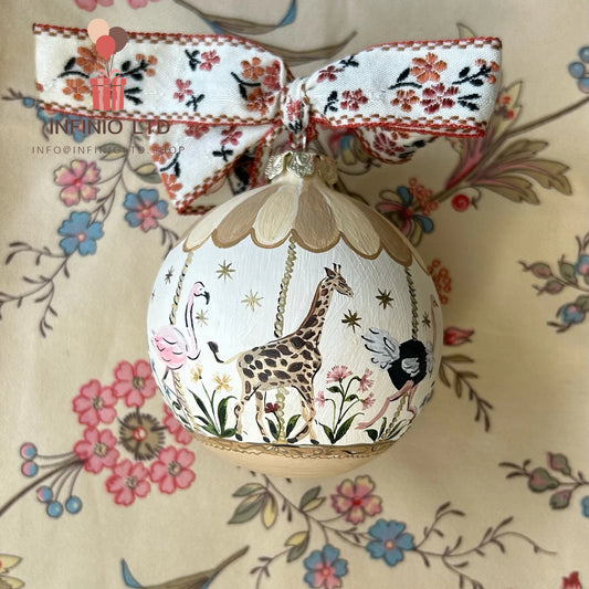 Neutral Carousel Ornament