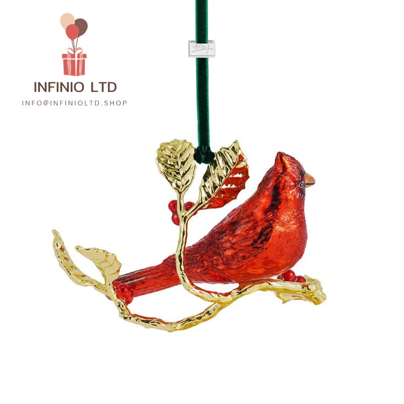 Cardinal Glass Ornament